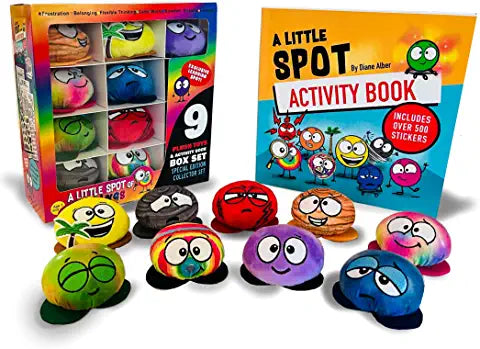 A Little SPOT of Feelings 9 Plush Toys with Activity Book Box Set