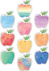 Watercolor Apples Accents