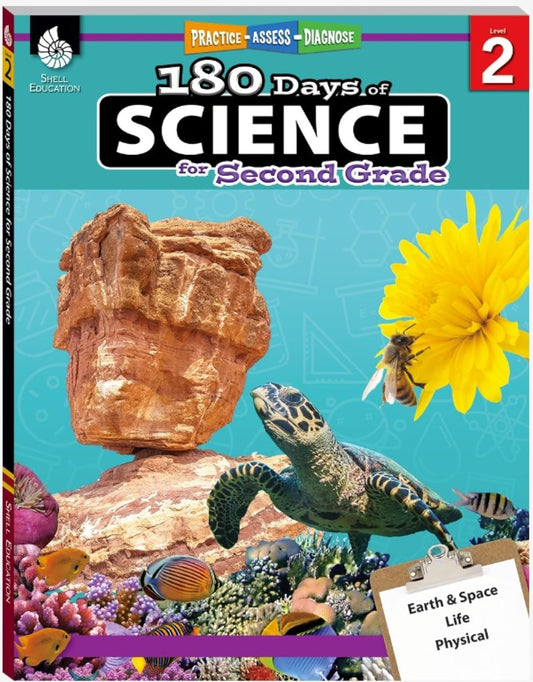 180 Days™: Science for Second Grade: Practice, Assess, Diagnose
