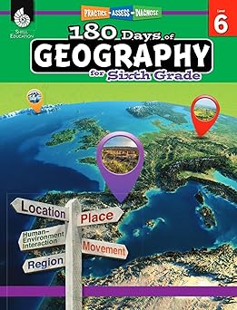 180 Days™: Social Studies, Geography for 6th