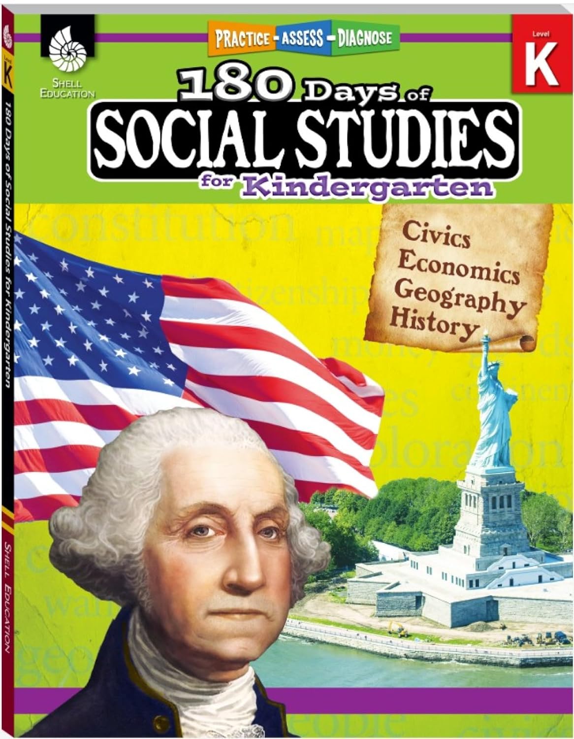 180 Days™: Social Studies for Kindergarten: Practice, Assess, Diagnose