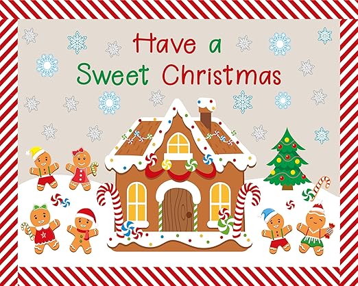 Have a Sweet Christmas Winter Bulletin Board