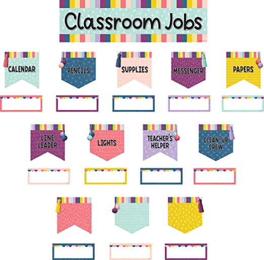 Oh Happy Day Classroom Jobs Mini Bulletin Board,