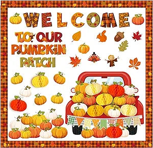 Fall Classroom Bulletin Board Decorations Welcome to Our Patch