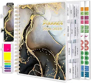 Planner 2024-2025 7.9" x 9.8", Large 18 Months Daily Weekly Monthly Planner Yearly Agenda