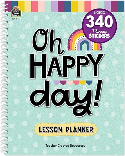 Oh Happy Day Lesson Planner