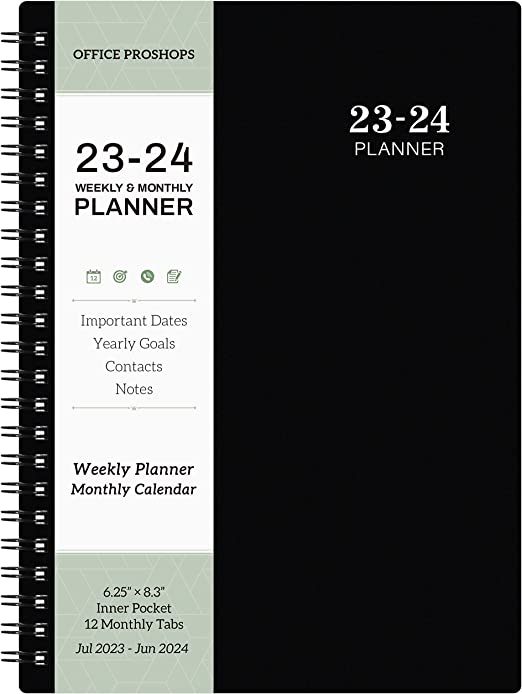 Planner 2023-2024 - July 2023-June 2024, Academic Planner