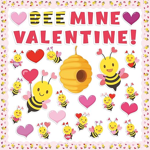 Valentine's Day Bee Bulletin Board
