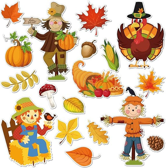 Fall Thanksgiving Scarecrow Bulletin Board