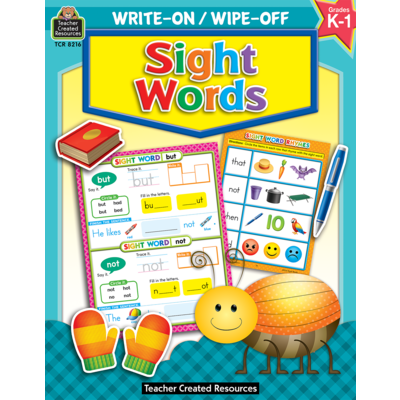 Write-On/Wipe-Off Book: Sight Words