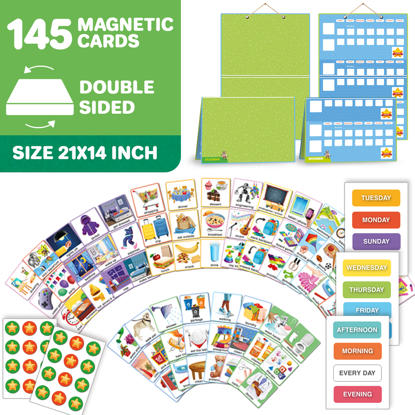 Reward Chore Chart for Kids | 145 cards
