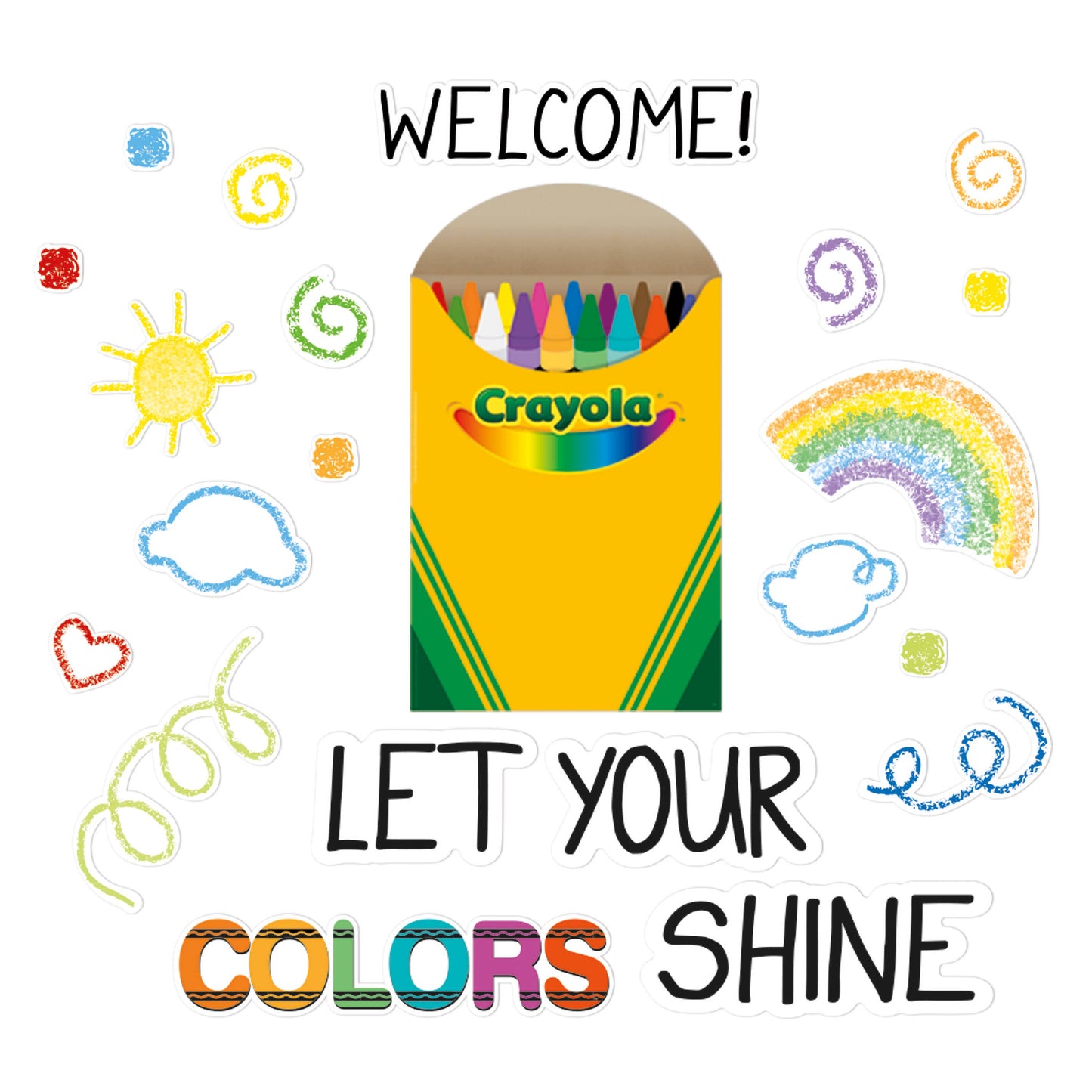 Crayola® Let Your Color Shine Bulletin Board Set