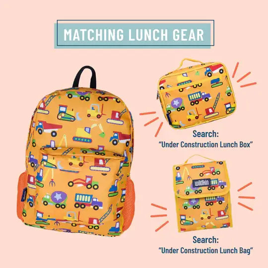 Under Construction Backpack - 16 Inch
