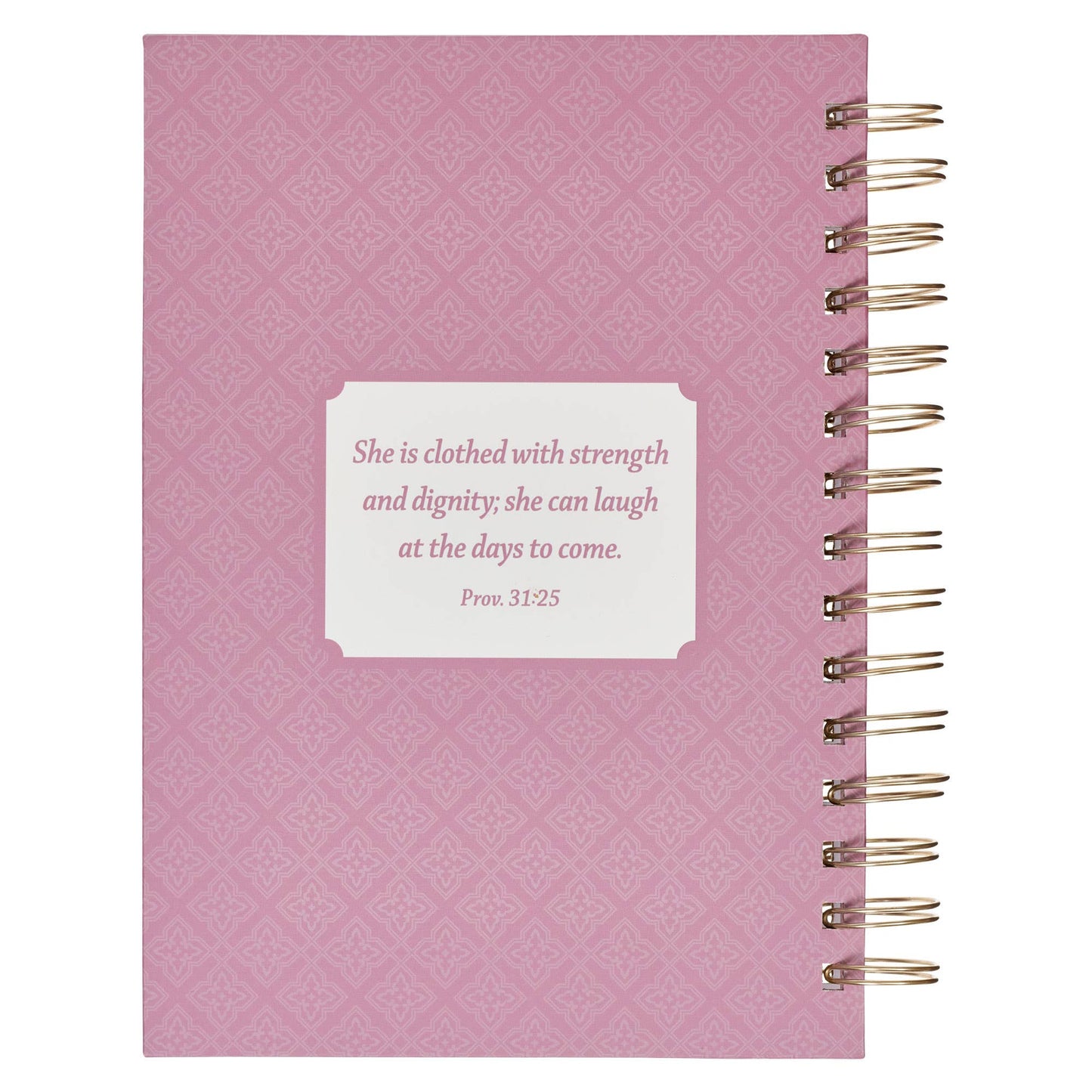 Strength & Dignity Purple Hummingbird Wirebound Journal