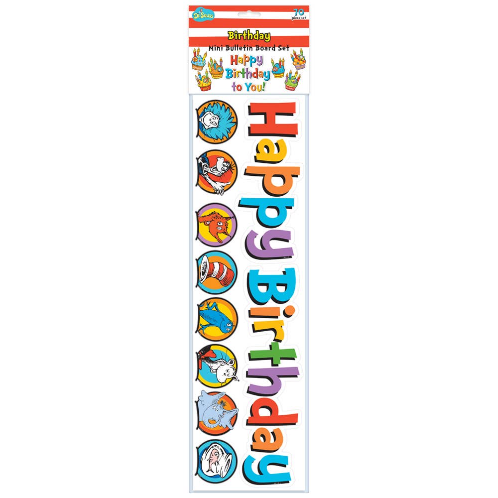 Dr. Seuss™ Birthday Mini Bulletin Board Set
