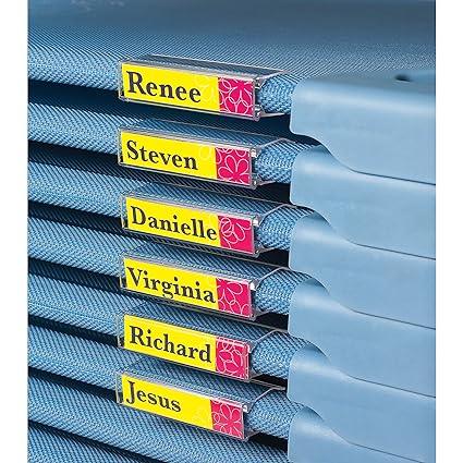 Name Clips for Cots, Plastic Name Tags