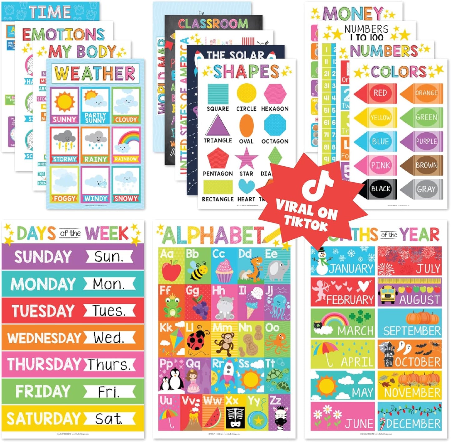 16 Educational Posters