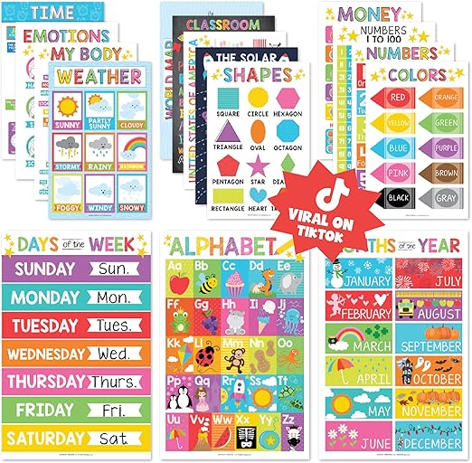 Hadley Designs 16 Educational Posters for Classroom