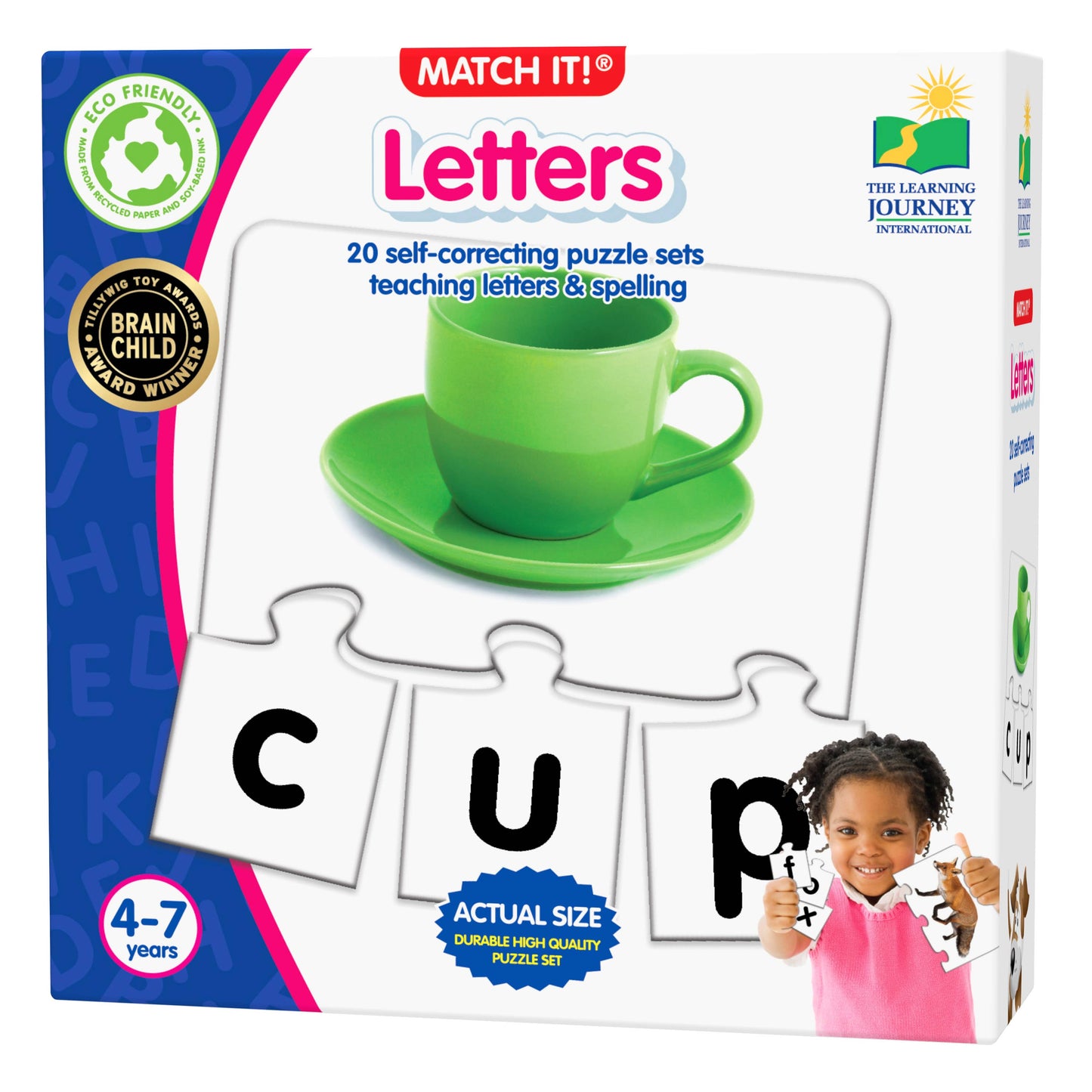 Match It! Letters - Self-Correcting Spelling Puzzles