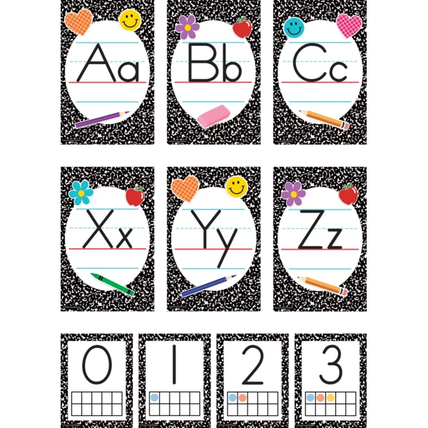 Cool for School Composition Alphabet Bulletin Board Alternate Image