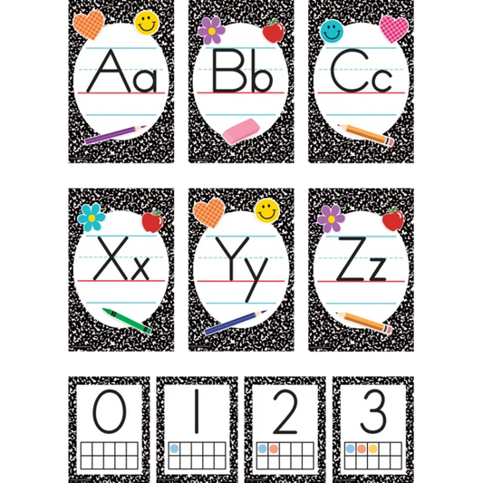 Cool for School Composition Alphabet Bulletin Board Alternate Image