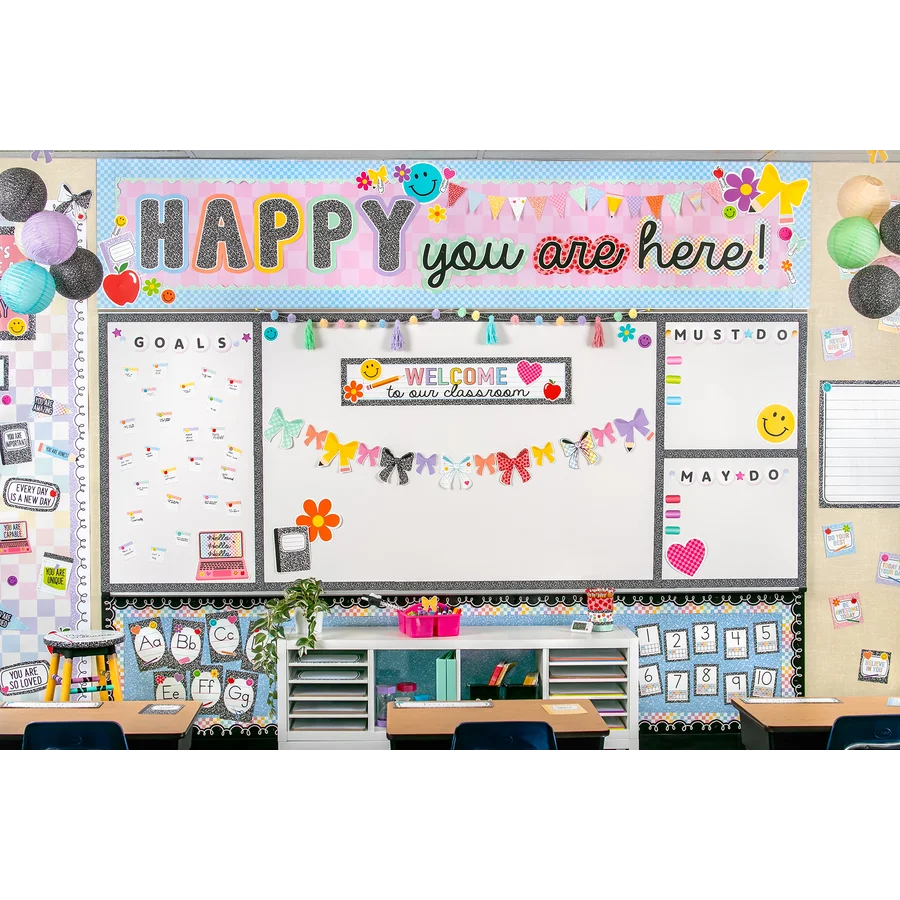 Cool for School Welcome to Our Classroom Banner