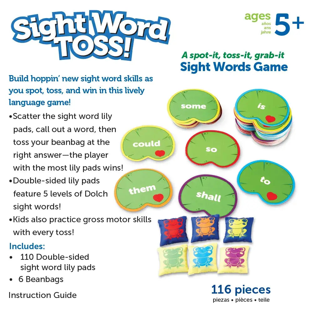 Sight Words Toss Game