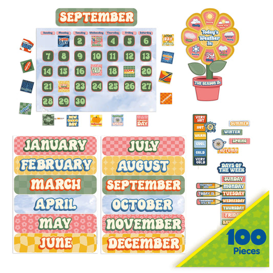 S'Cool Era Calendar Bulletin Board Set