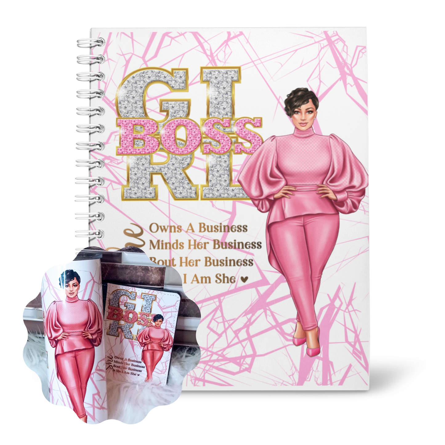 Cute Girl Boss Bling Notebook: Notebook