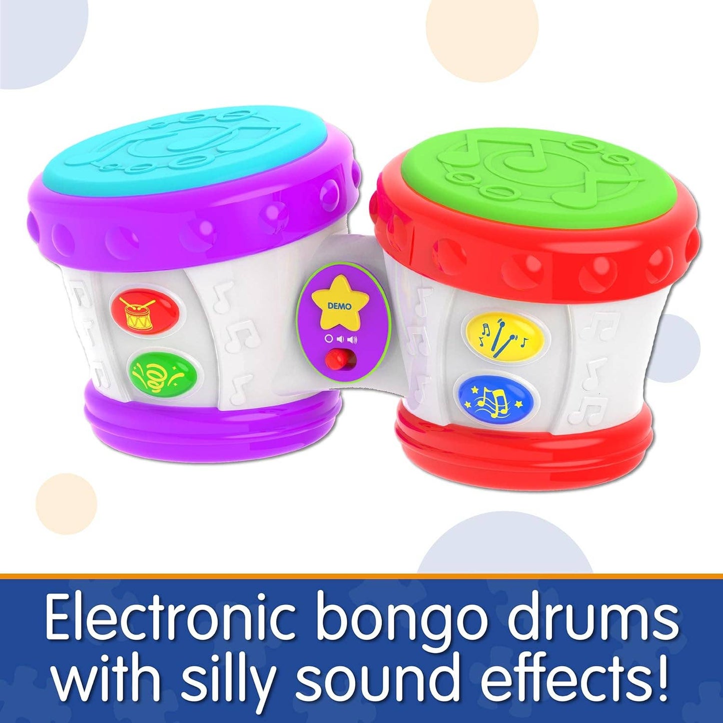 Little Baby Bongo Drums: Plastic