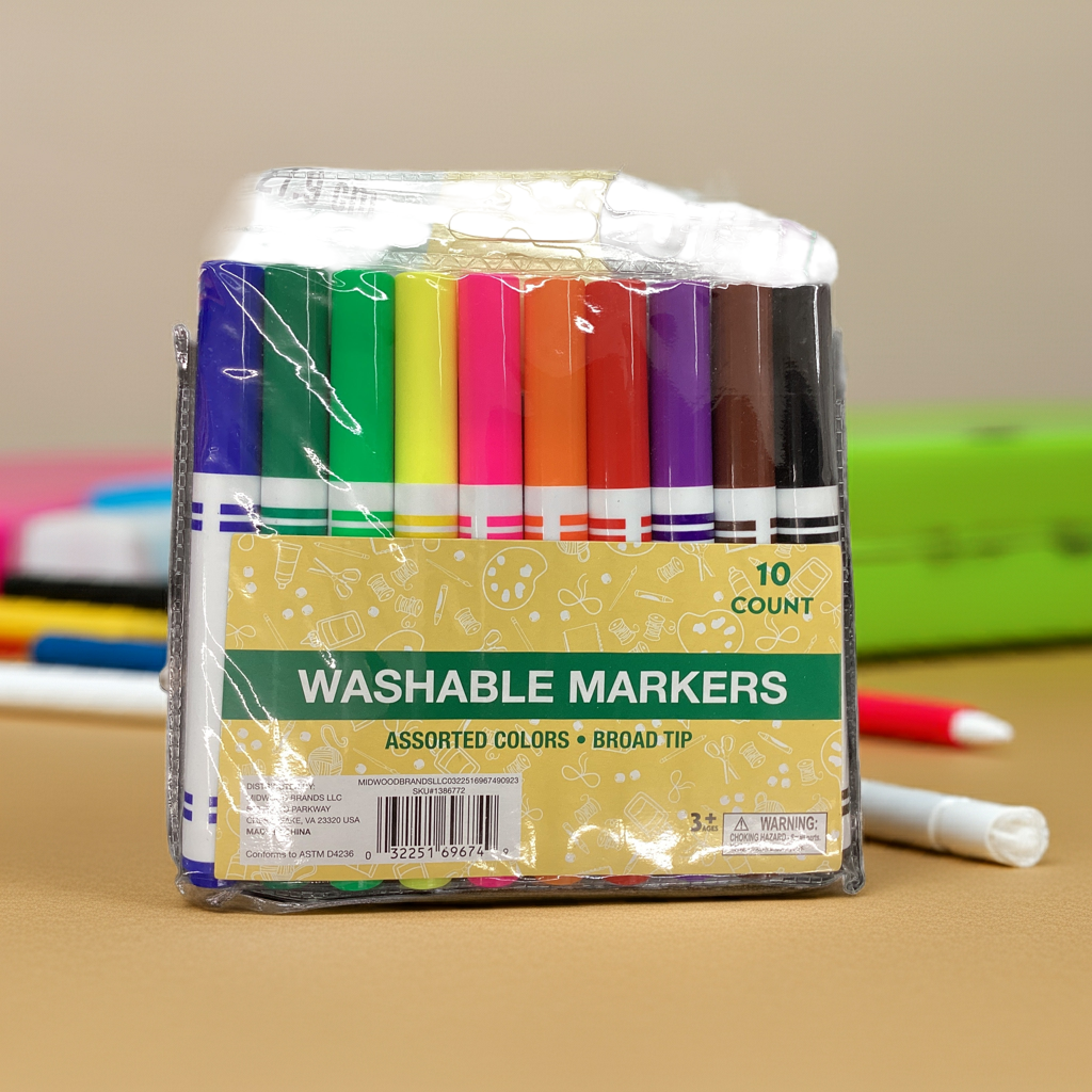 10 count washable markers - generic