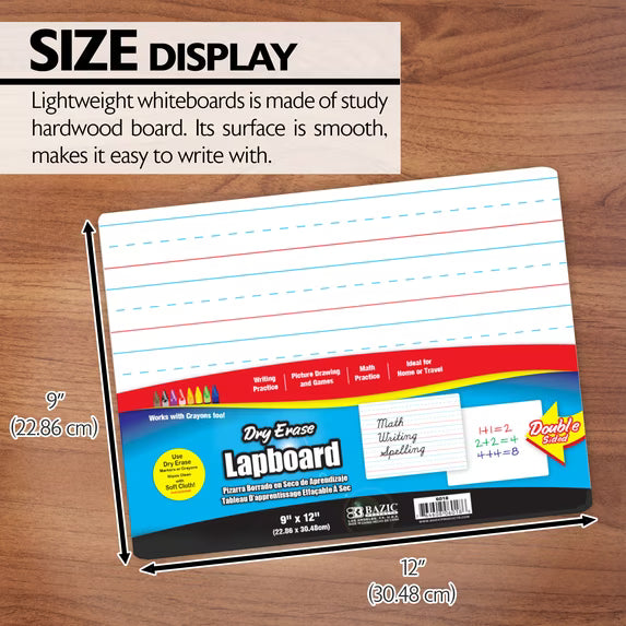 Bazic Dry Erase Lapboard