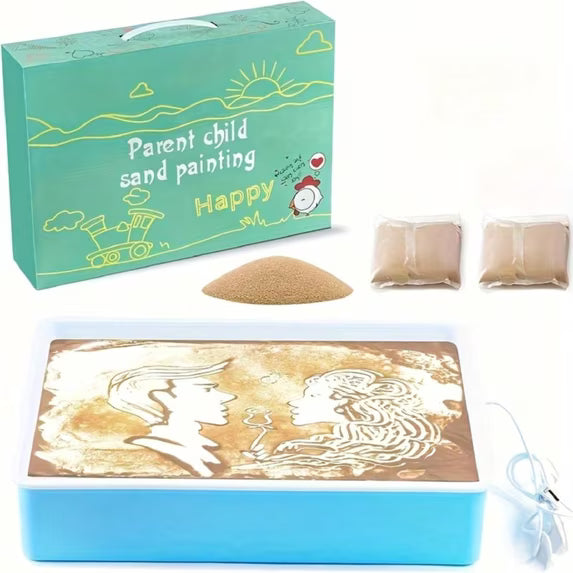 Parent Child Sand Painting