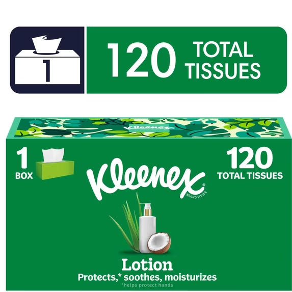 Kleenex w/ Lotion 120 count