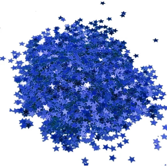 Confetti Metallic Royal Blue