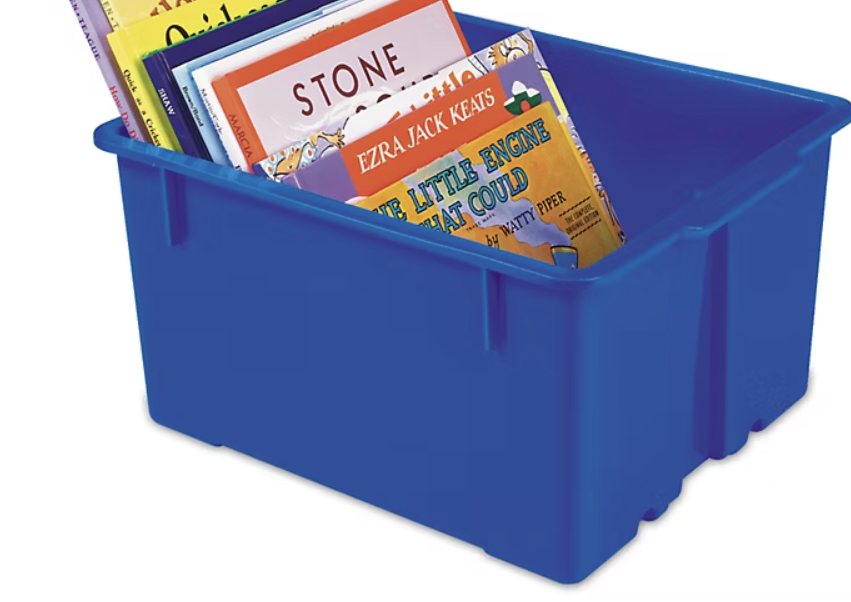 Heavy-Duty Book Bins