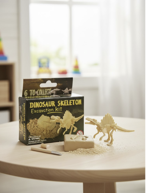 dinosaur skeleton excavation kit