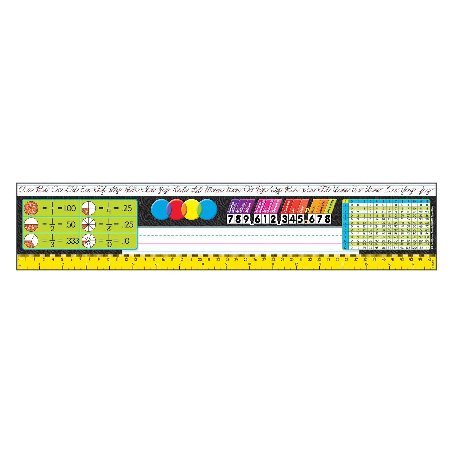 Zaner-Bloser Desk Toppers® Reference Name Plates