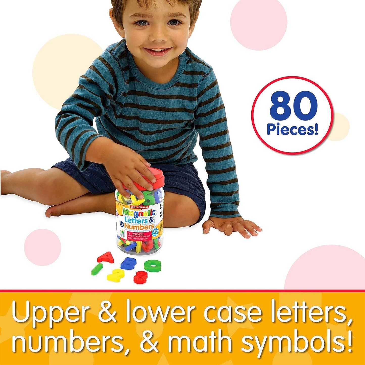 Early Learning – Magnetic Letters & Numbers: Plastic