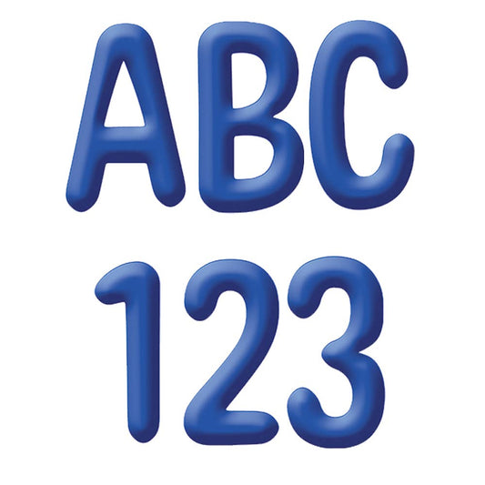 Color My World Blue Deco Letters