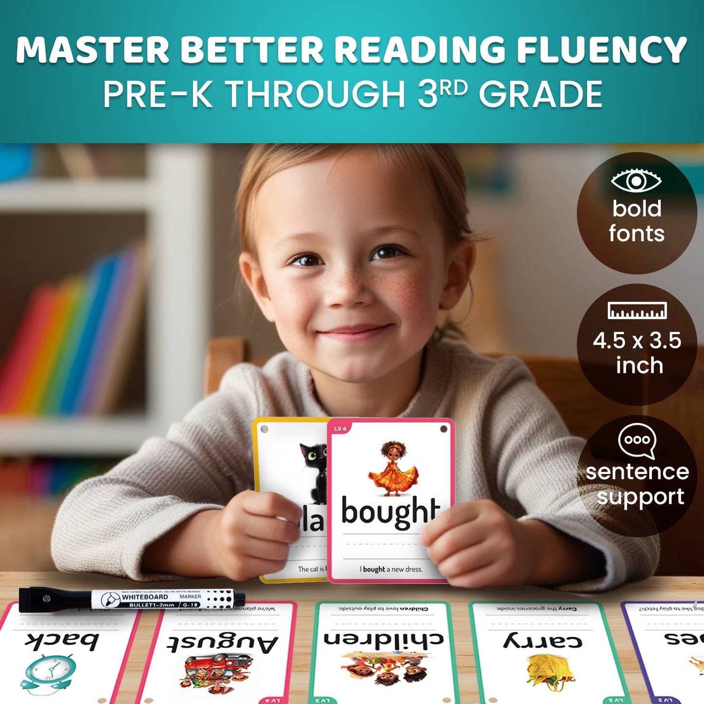 Flash Cards Writing for Kids | 5 Levels