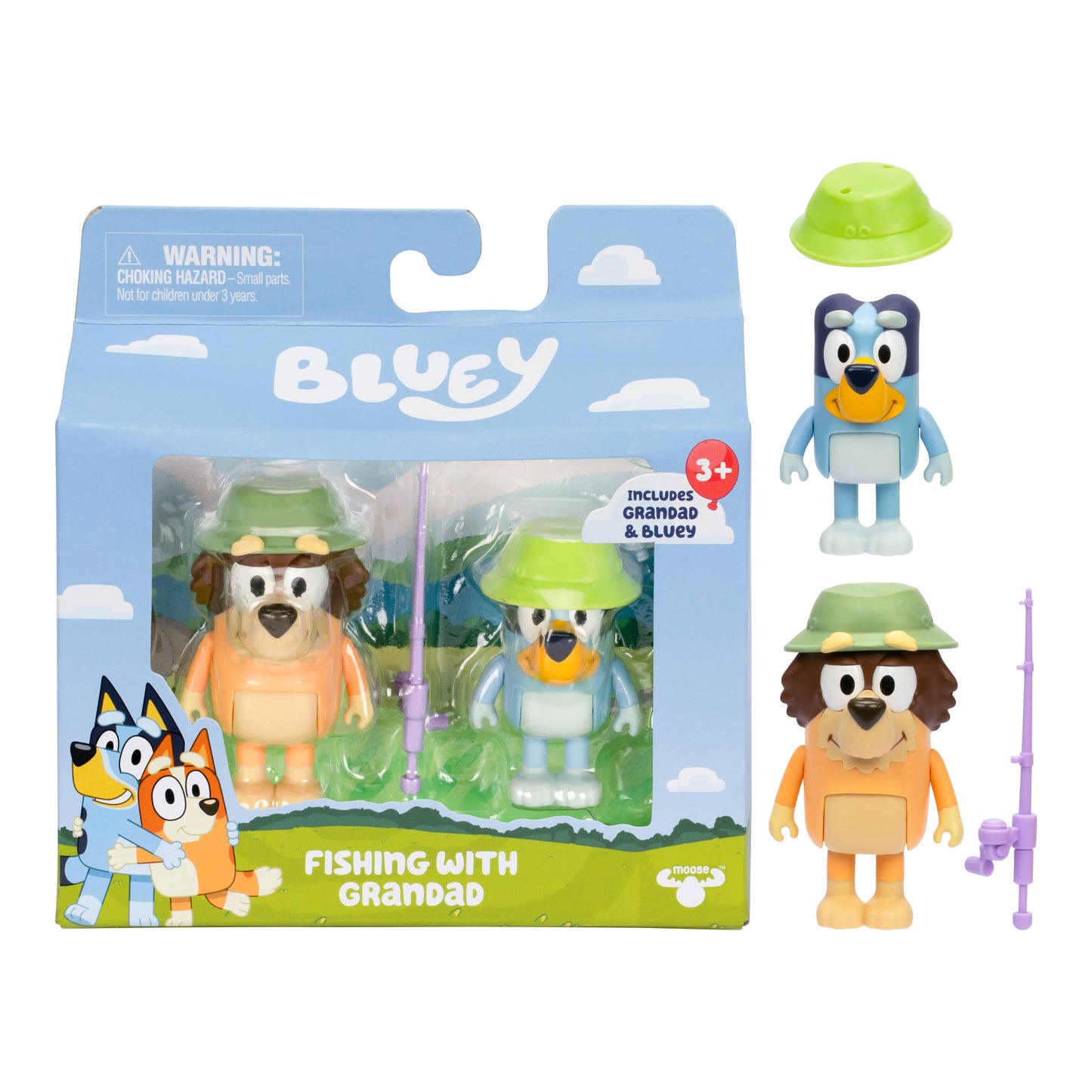 Moose Toys Bluey 2 Pack Figurine Set