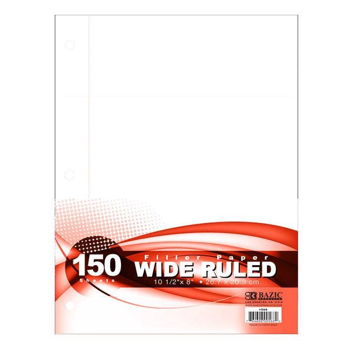 150 ct Filler Paper: College ruled