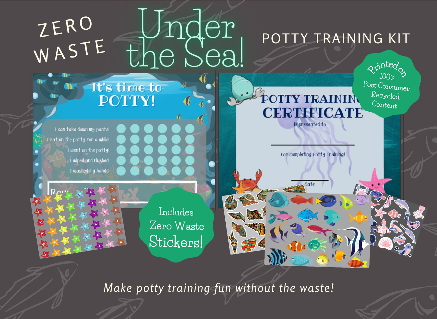 Under the Sea Zero Waste Potty Training Kit
