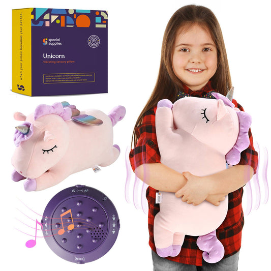Sensory Vibrating Pillow-Unicorn