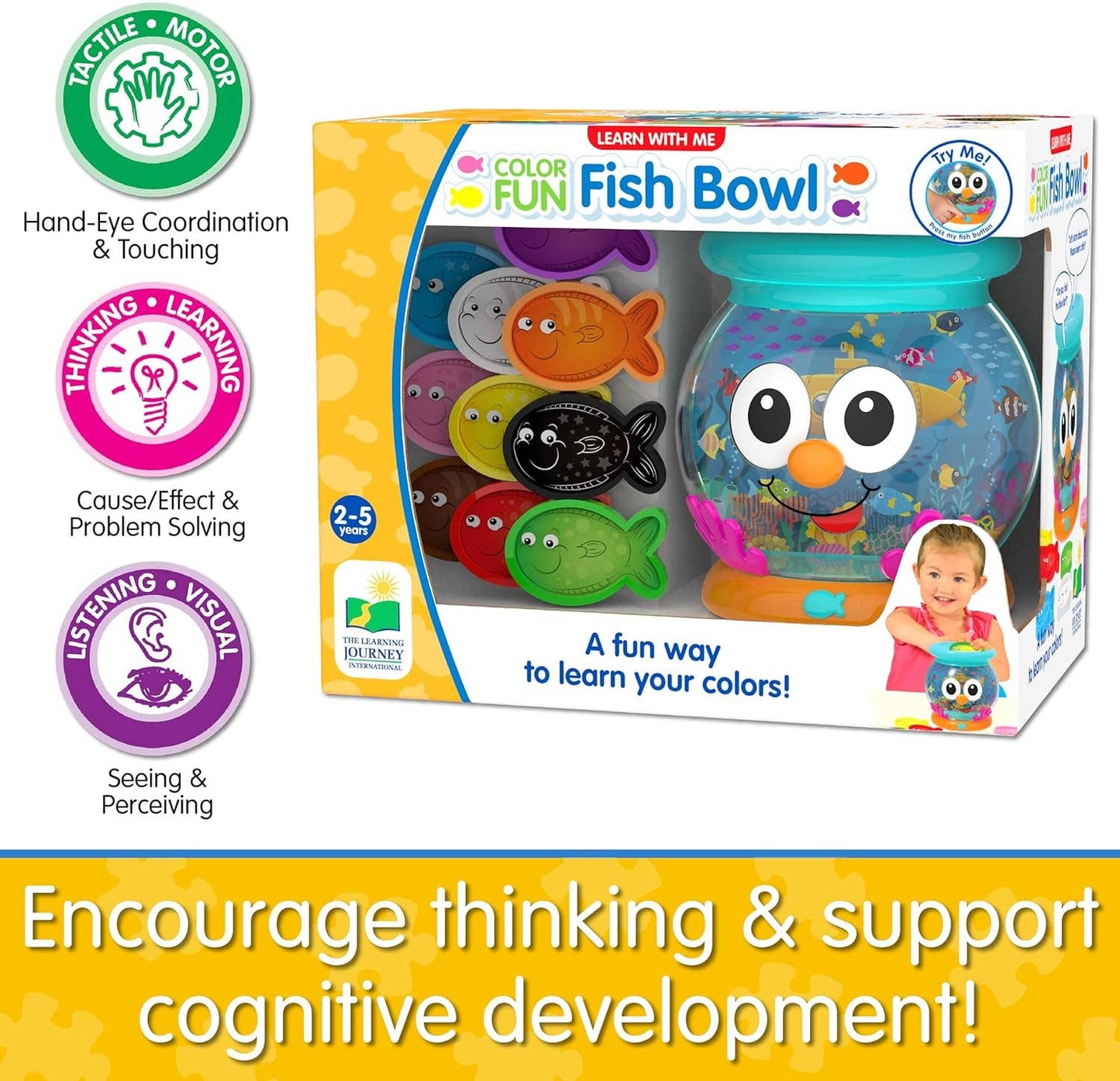 Learn With Me – Color Fun Fish Bowl: Plastic