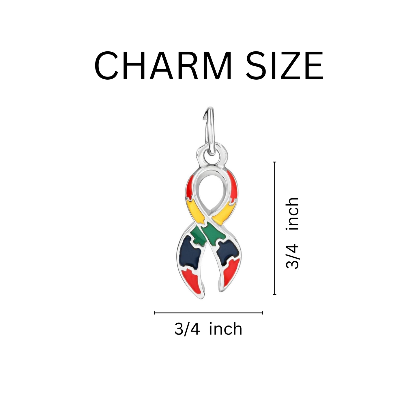 Autism Ribbon Where There Is Love Bracelets: 1 Bracelet