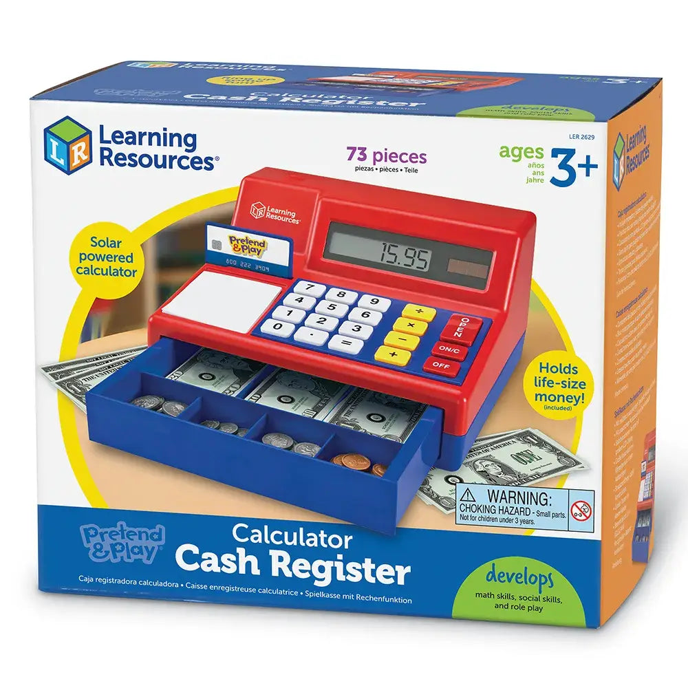 Pretend & Play® Calculator Cash Register