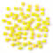 .39" Yellow Pom Poms by Creatology™, 65ct.