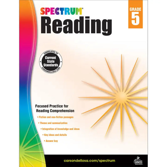 Spectrum Reading Workbook, Grade 5